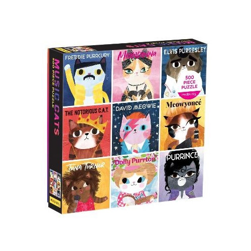MacMillan Ltd NON Books Music Cats 500 Piece Family Puzzle (bok, eng)