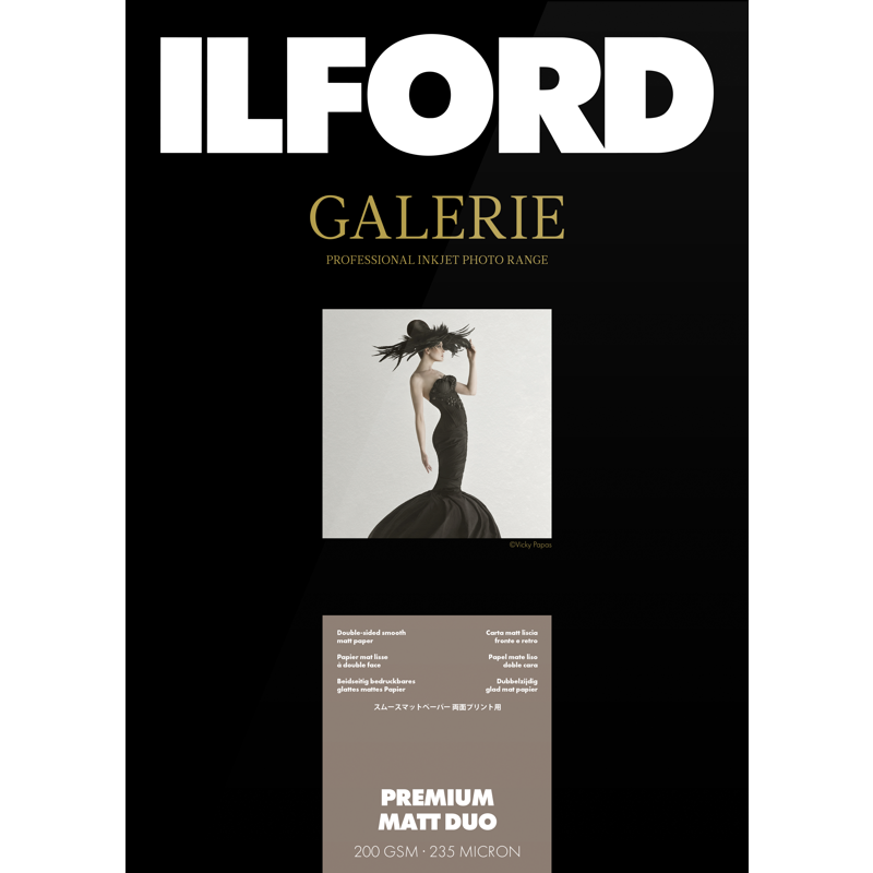 Produktbild för Ilford Galerie Premium Matt Duo 200g A3+ 25 Sheets