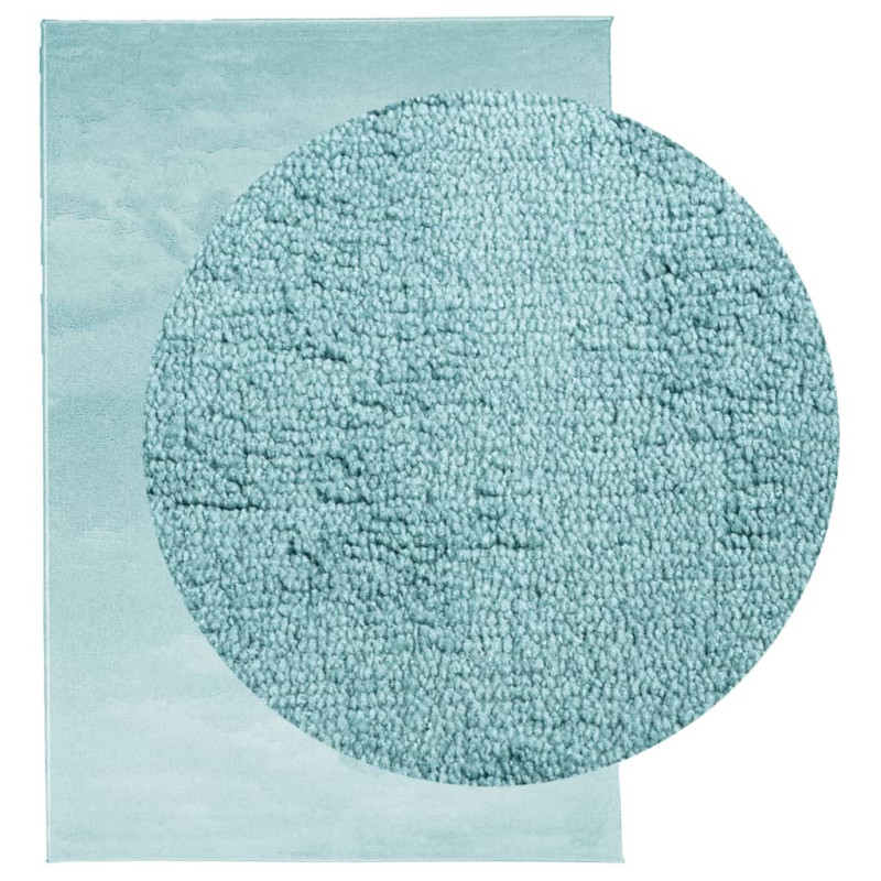 Produktbild för Matta OVIEDO kort lugg grön 140x200 cm