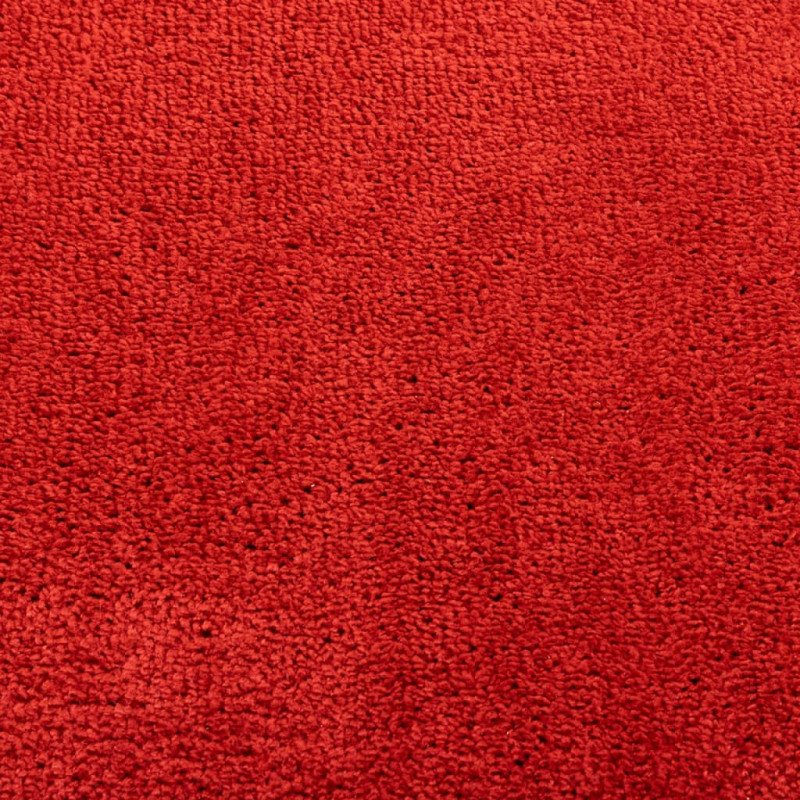 Produktbild för Matta OVIEDO kort lugg röd 80x150 cm