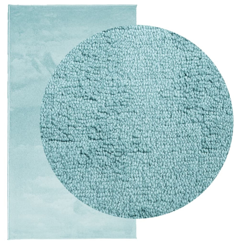 Produktbild för Matta OVIEDO kort lugg grön 80x150 cm