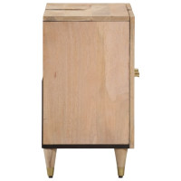 Produktbild för Tvättställsskåp 62x33x58 cm massivt mangoträ