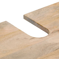 Produktbild för Tvättställsskåp 62x33x58 cm massivt mangoträ