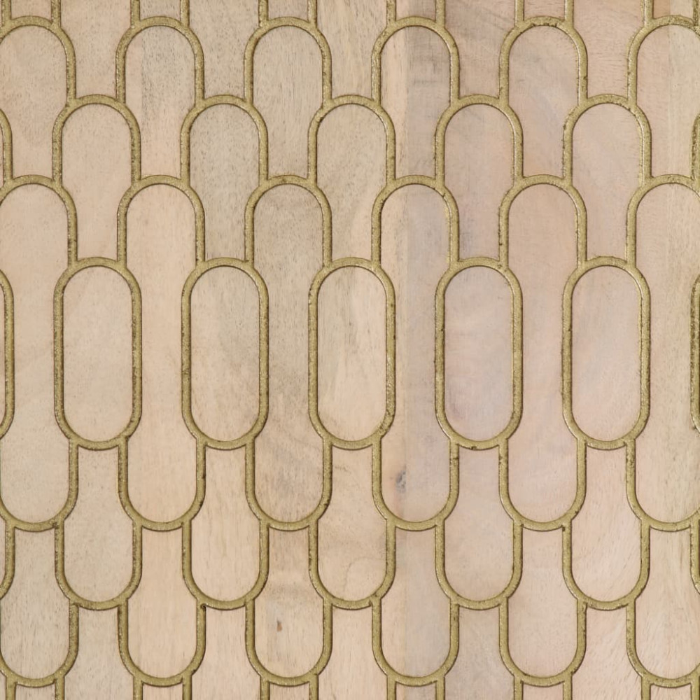 Produktbild för Tvättställsskåp 62x33x58 cm massivt mangoträ