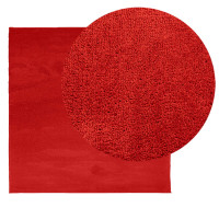 Miniatyr av produktbild för Matta OVIEDO kort lugg röd 120x120 cm
