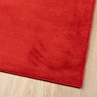 Miniatyr av produktbild för Matta OVIEDO kort lugg röd 120x120 cm