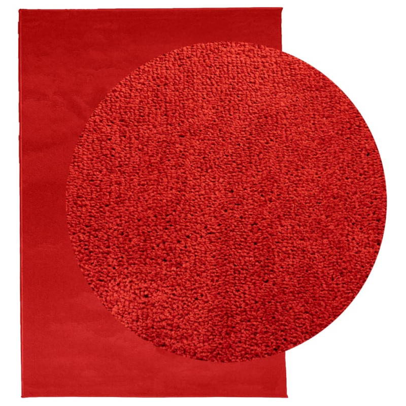 Produktbild för Matta OVIEDO kort lugg röd 200x280 cm