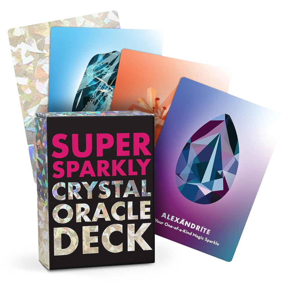 Produktbild för Super-Sparkly Crystal Oracle Deck