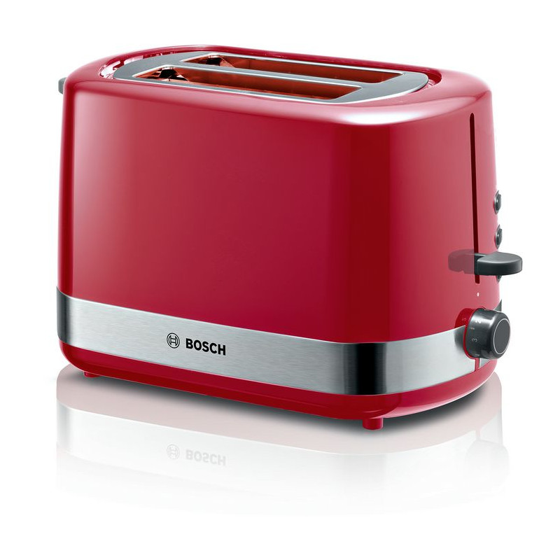 Produktbild för Bosch TAT6A514 brödrostar 2 skivor 800 W Röd