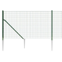 Produktbild för Stängsel med markspett grön 0,8x25 m