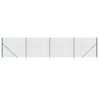 Produktbild för Stängsel med markspett grön 1,6x10 m