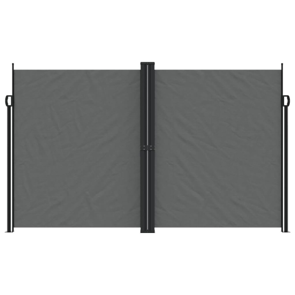 Produktbild för Infällbar sidomarkis antracit 200x1000 cm