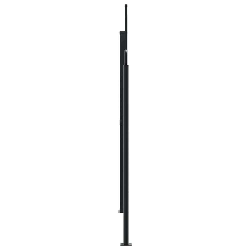 Produktbild för Infällbar sidomarkis antracit 200x1000 cm