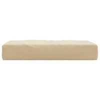 Produktbild för Palldyna beige 60x60x8 cm oxfordtyg