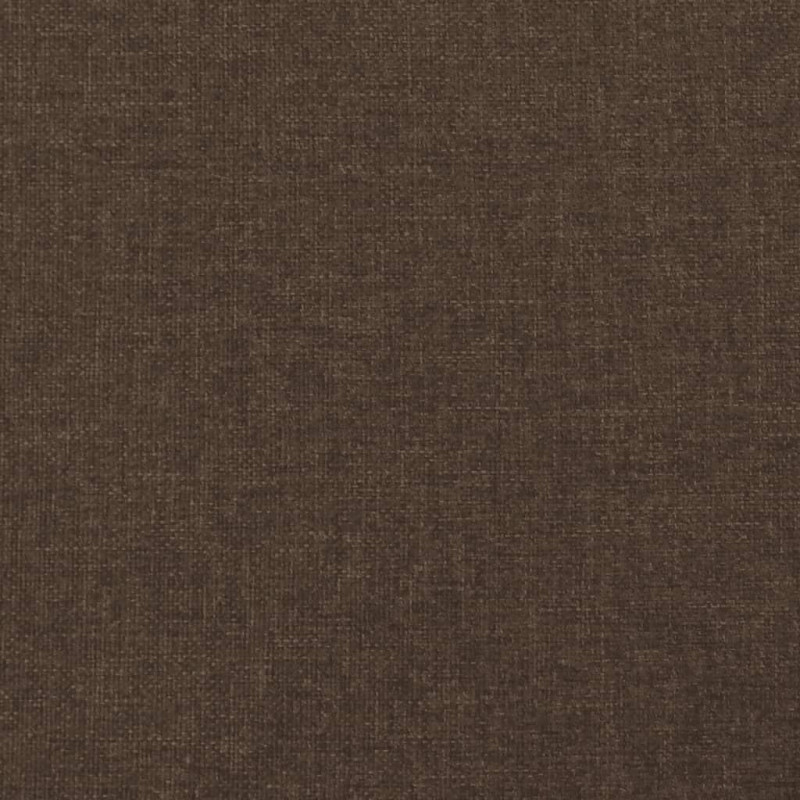 Produktbild för Ramsäng med madrass mörkbrun 120x190 cm tyg