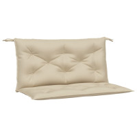 Produktbild för Bänkdynor för trädgården 2st beige 100x50x7cm oxfordtyg