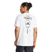 Produktbild för Adidas Teenis Tee White Mens