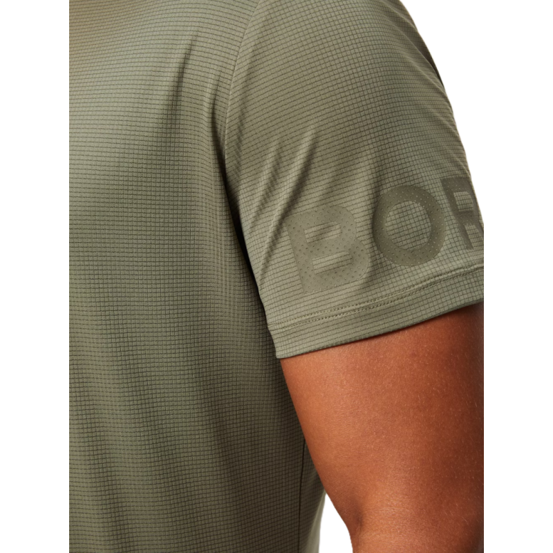 Produktbild för Borg Light T-Shirt Kalamata Green Mens