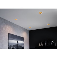 Miniatyr av produktbild för Paulmann 93396 ljusspottar Nedtryckbar spotlight Guld, Vit GU10 LED