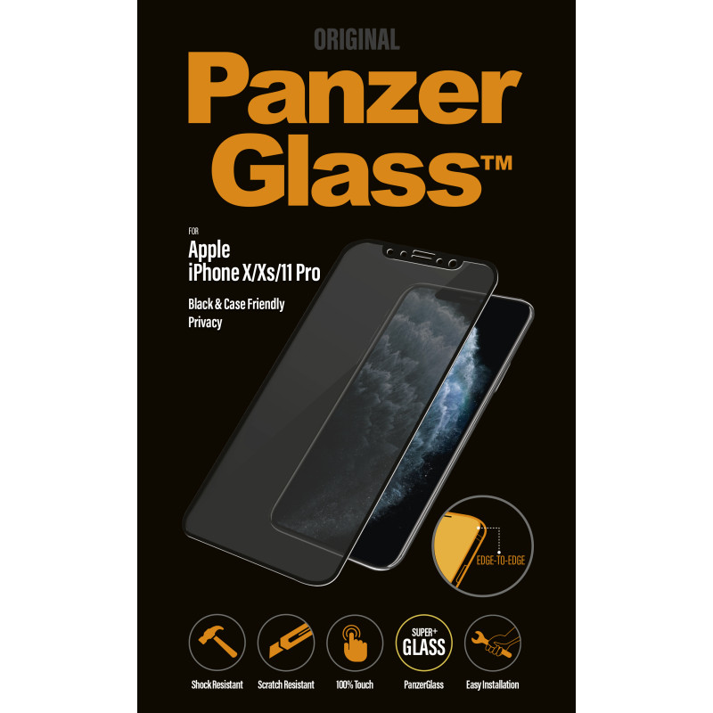 Produktbild för PanzerGlass P2664 skärm- och baksidesskydd till mobiltelefon Genomskinligt skärmskydd Apple 1 styck