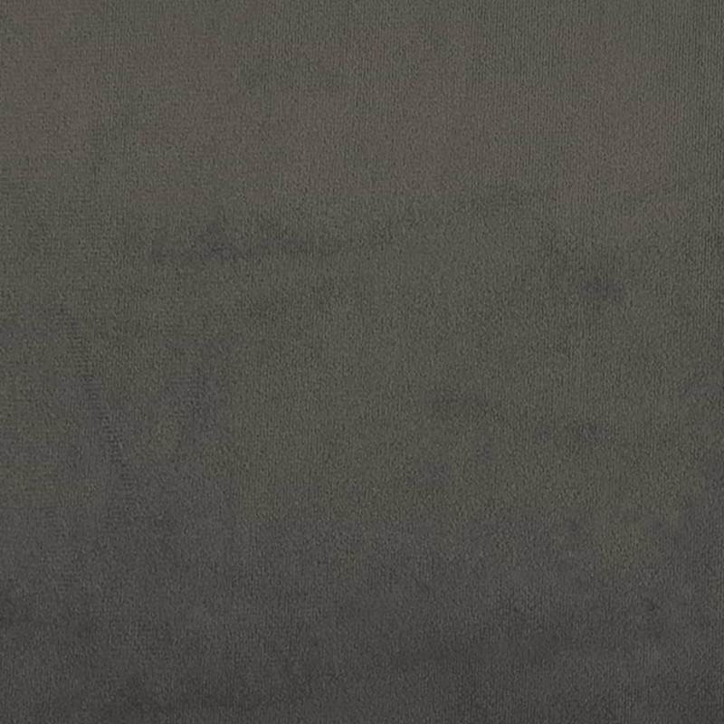 Produktbild för Sängram med huvudgavel mörkgrå 120x190 cm sammet