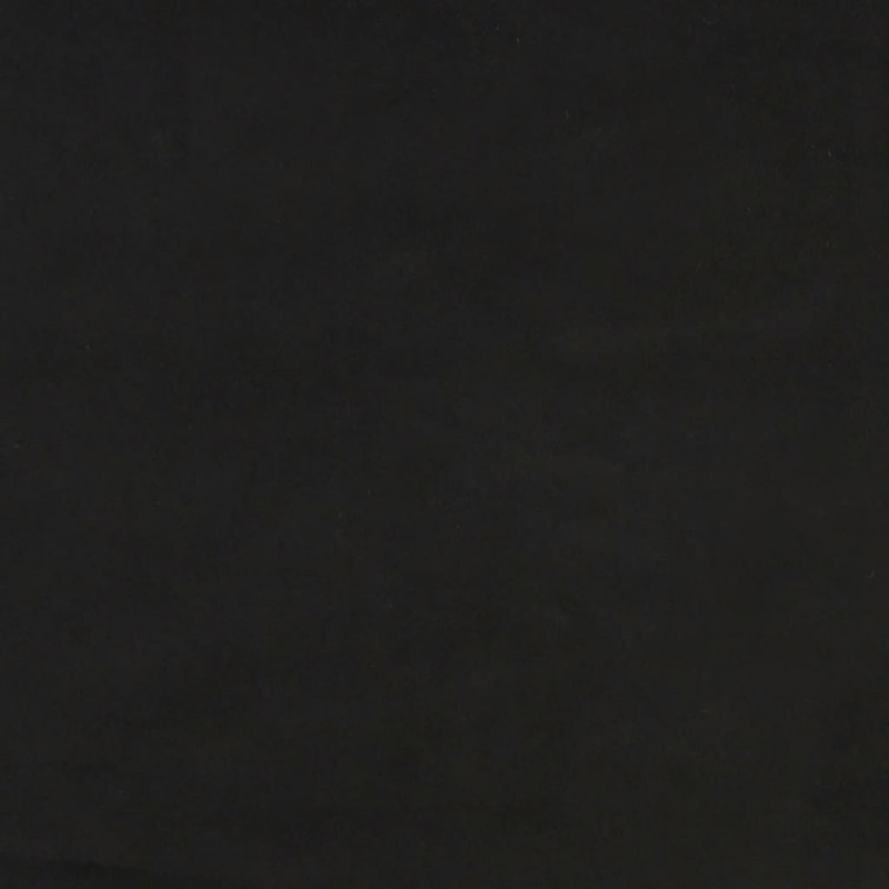 Produktbild för Sängram med huvudgavel svart 120x190 cm sammet