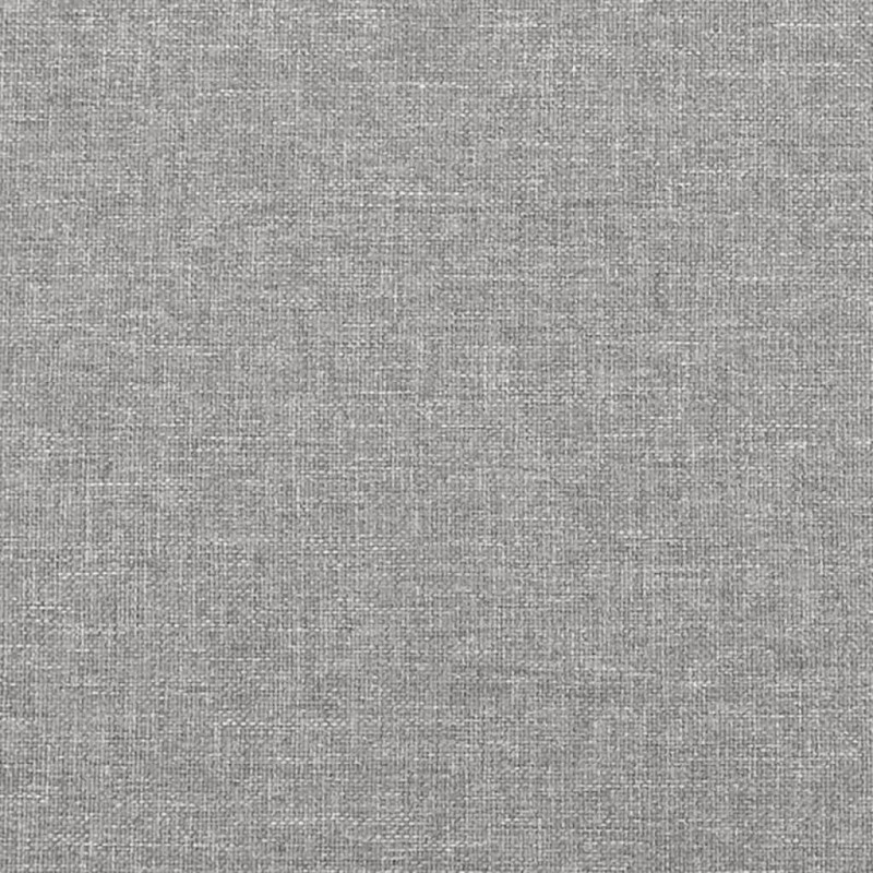 Produktbild för Sängram med huvudgavel ljusgrå 120x190 cm tyg
