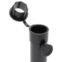 Miniatyr av produktbild för Parasollfot för Ø38/48 mm stolpe matt svart stål