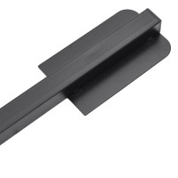 Miniatyr av produktbild för Parasollfot hopfällbar för Ø38/48 mm glansigt svart stål