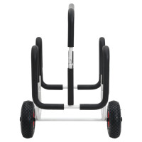 Produktbild för SUP-vagn för 2 surfbrädor 90 kg aluminium