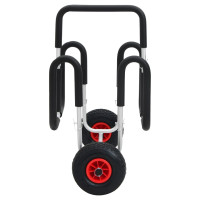 Produktbild för SUP-vagn för 2 surfbrädor 90 kg aluminium