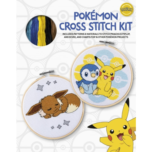 Maria Diaz Pokémon Cross Stitch Kit (häftad, eng)