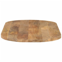 Produktbild för Bordsskiva 140x60x2,5 cm oval massivt mangoträ