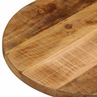 Produktbild för Bordsskiva 80x40x3,8 cm oval massivt grovt mangoträ