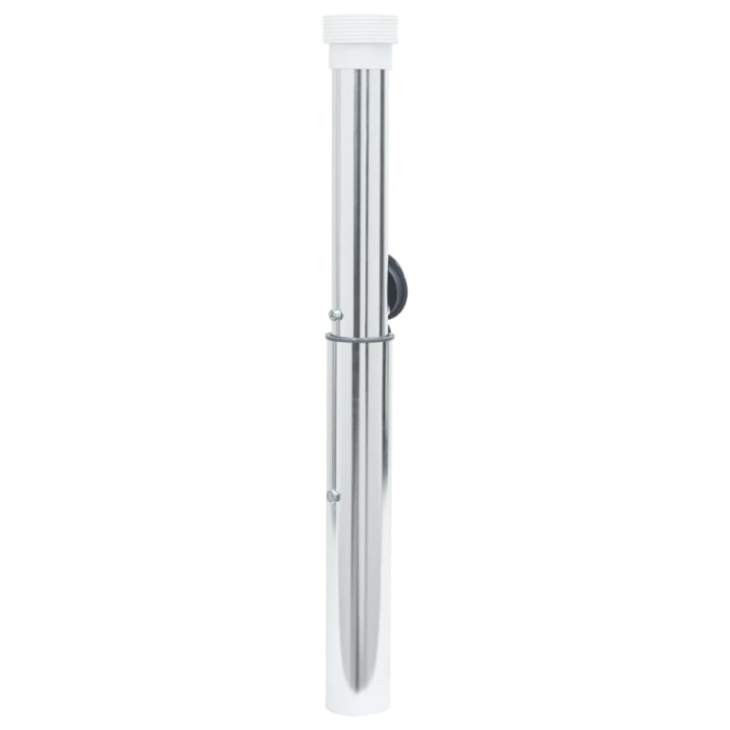 Produktbild för Markfäst parasollbas för 40-50 mm stång silver aluminium