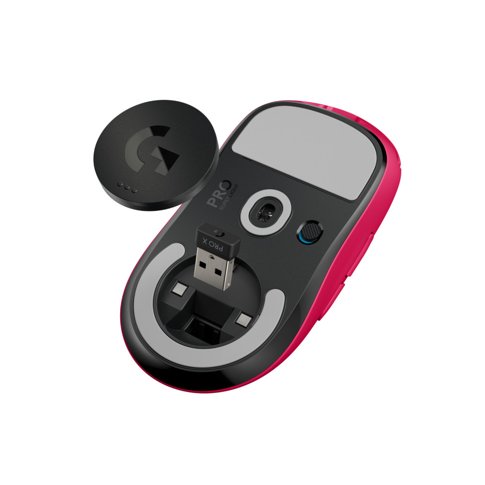 Produktbild för Logitech G Pro X Superlight datormöss högerhand RF Trådlös Optisk 25600 DPI