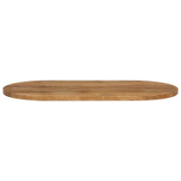 Produktbild för Bordsskiva 110x40x3,8 cm oval massivt mangoträ