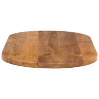 Produktbild för Bordsskiva 110x40x3,8 cm oval massivt mangoträ