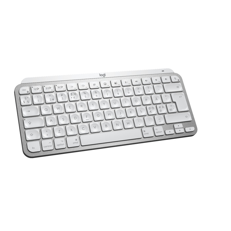 Produktbild för Logitech MX Keys Mini For Mac Minimalist Wireless Illuminated Keyboard tangentbord Bluetooth QWERTY Nordic Grå