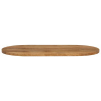 Produktbild för Bordsskiva 140x60x2,5 cm oval massivt mangoträ