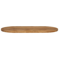 Produktbild för Bordsskiva 90x40x3,8 cm oval massivt mangoträ