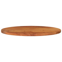 Produktbild för Bordsskiva 120x60x3,8 cm oval massivt akaciaträ