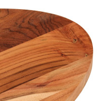 Produktbild för Bordsskiva 120x60x3,8 cm oval massivt akaciaträ
