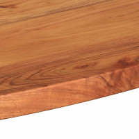 Produktbild för Bordsskiva 120x60x3,8 cm oval massivt akaciaträ