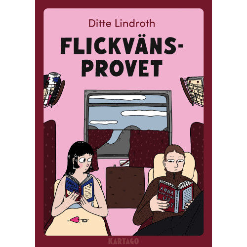 Ditte Lindroth Flickvänsprovet (bok, danskt band)