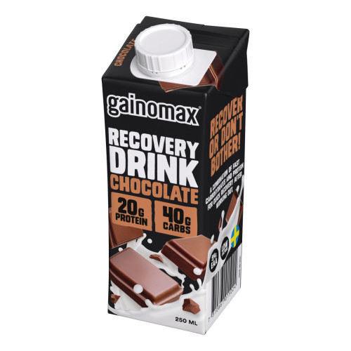 Gainomax Recovery Drink Chocolate 25CL (utgånget datum)