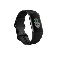 Produktbild för Fitbit Charge 6 AMOLED Armband med aktivitetsspårare Svart