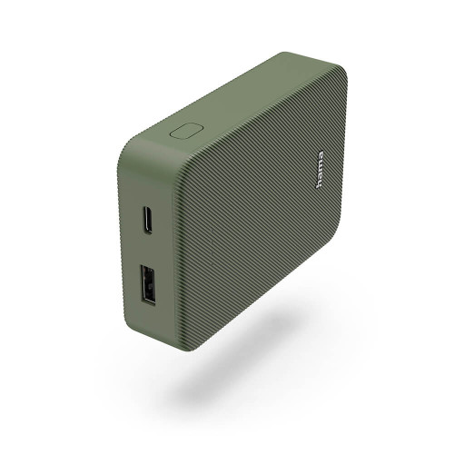 Hama Powerbank Colour 10 10000mAh USB-C+USB-A Green