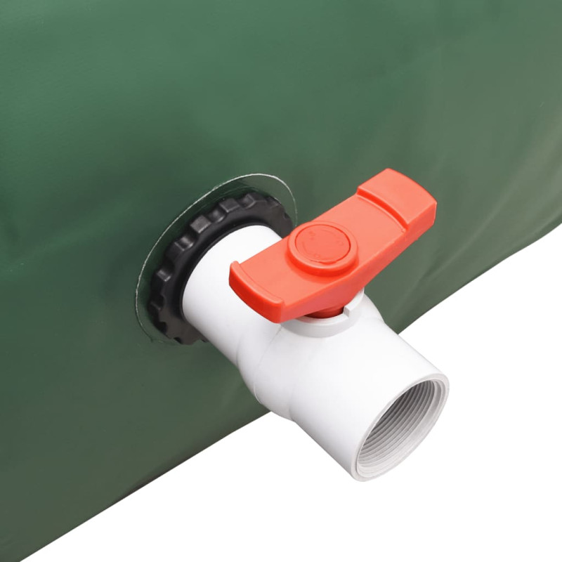 Produktbild för Vattentank med kran vikbar 5000 L PVC