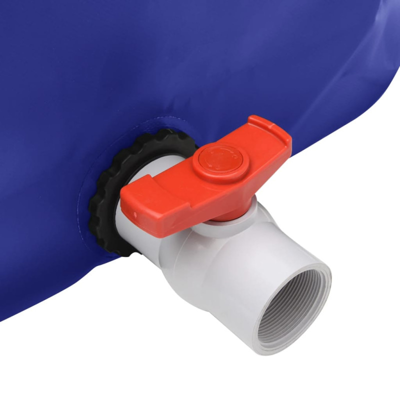 Produktbild för Vattentank med kran vikbar 1500 L PVC